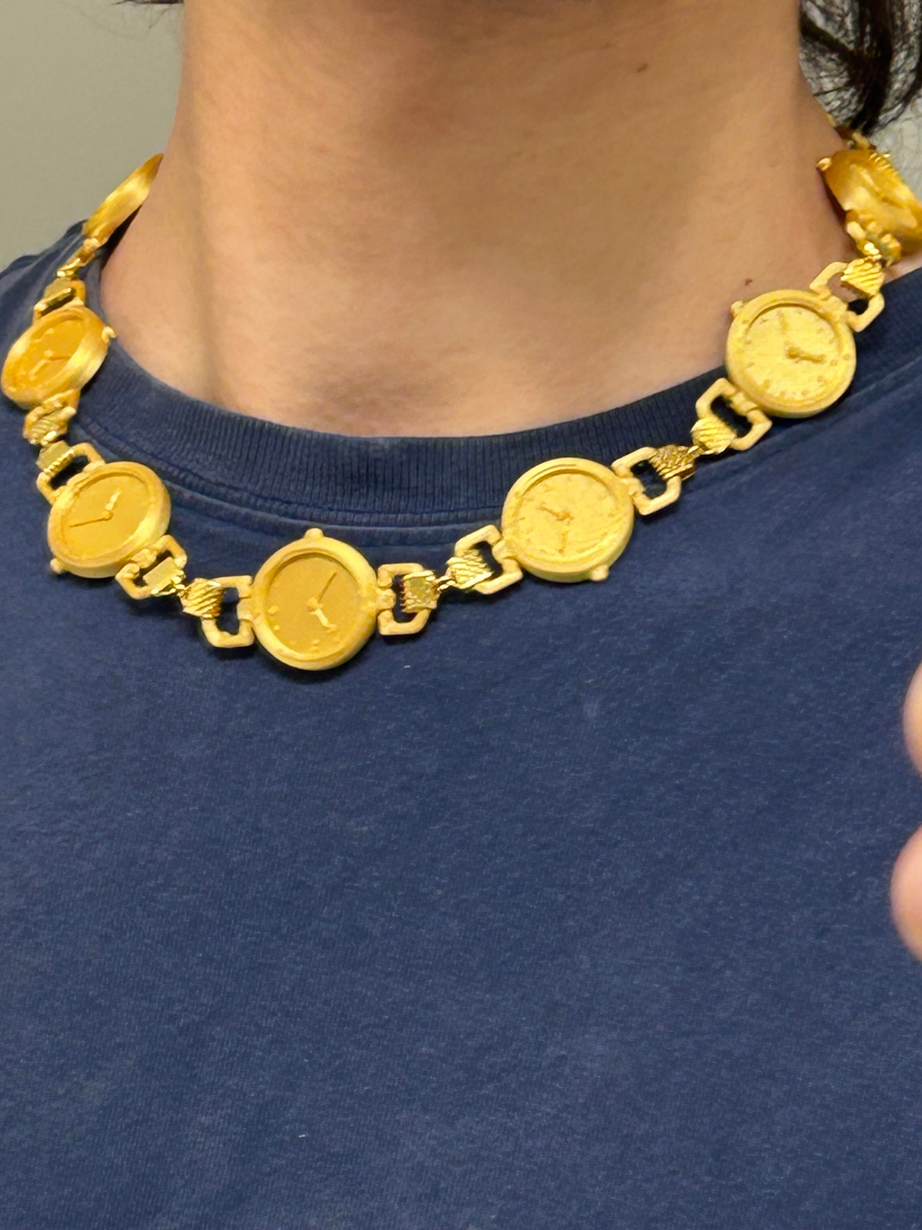 3D Printed Watch Necklace